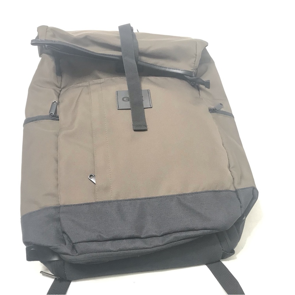 Origaudio El Dorado Roll-top Backpack Brown/Black Travel Camping Outdoor Bag New